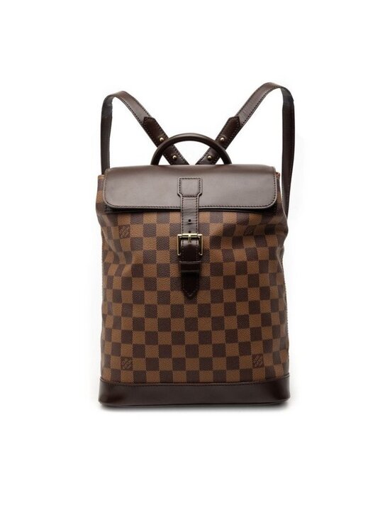 Louis Vuitton Damier Soho Backpack Daypack Brown Leather main image 5